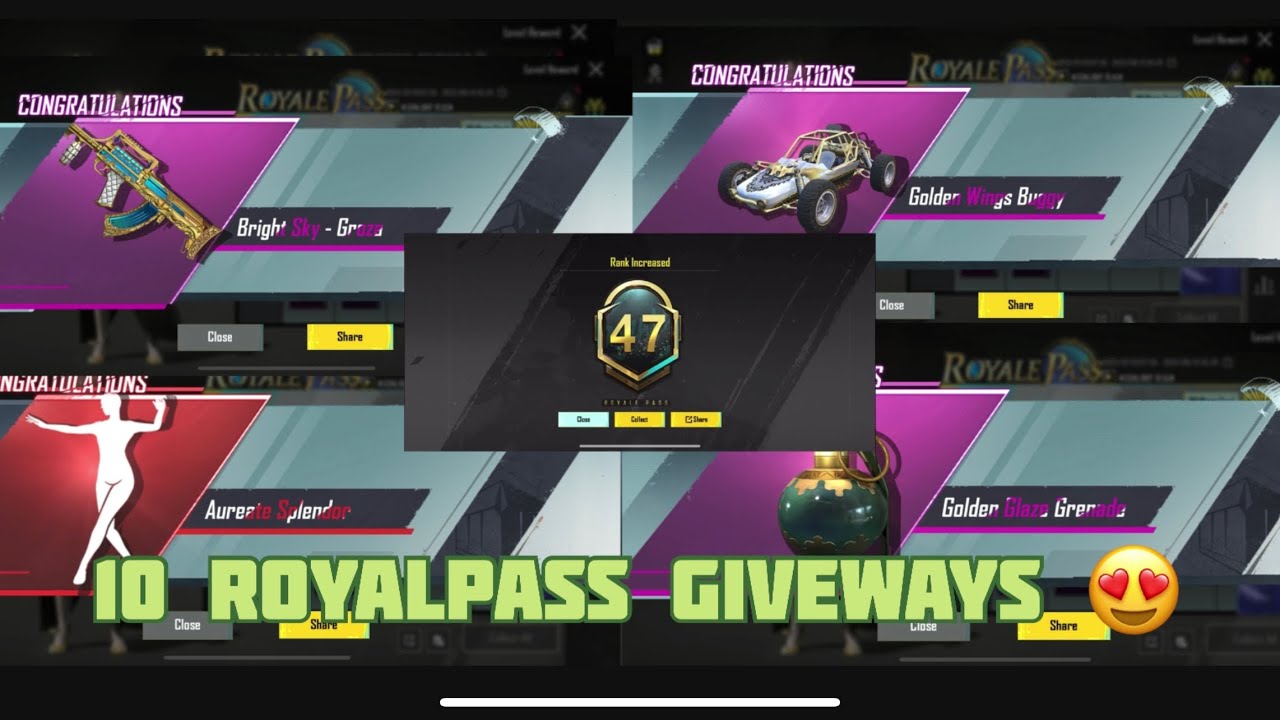 M22 ROYAL PASS MAXOUT 🥵 with upgradeable Granada skin 😍