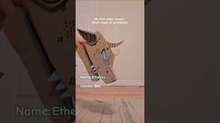 my paper dragon #trinitiinfiniti #paperdragon