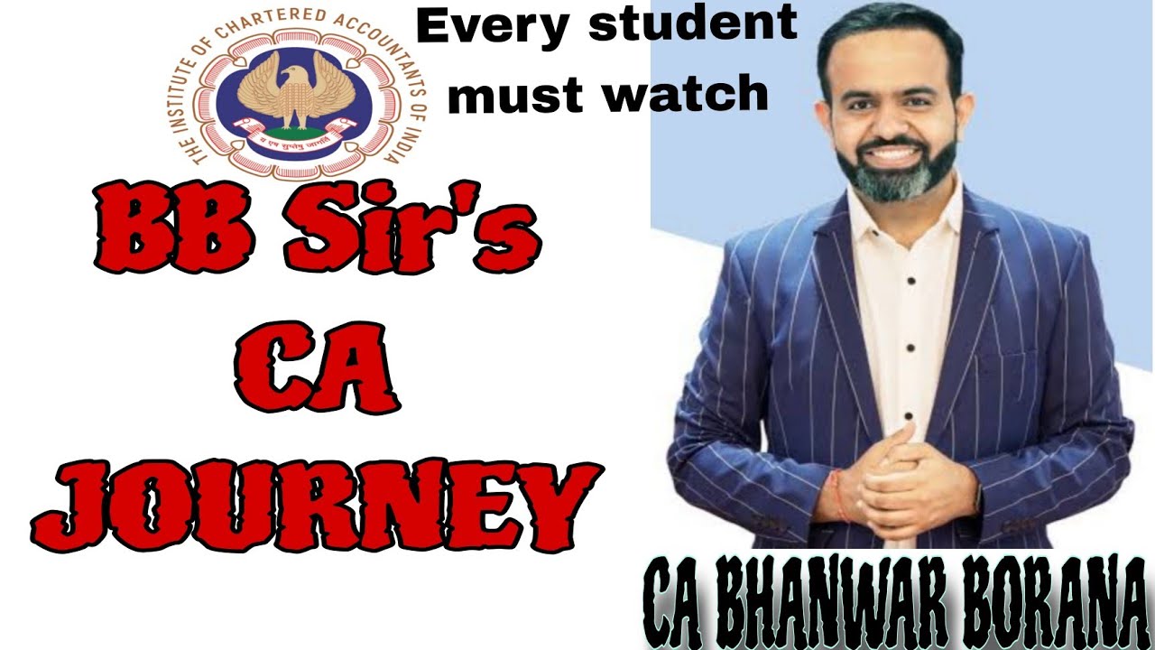 Bhanwar Borana Sir's CA journey | Motivation | BB Virtuals | 