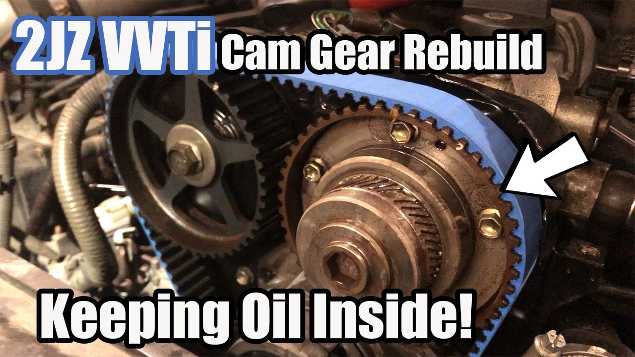 Rebuilding Leaking 2JZ VVTI Gear. On the Car! YouTube