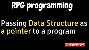 Passing Data Structure as a pointer to a RPG program | Data STRUCTURE pointer in rpg