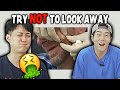 Korean guys React To Try Not To Look Away Challenge!!!