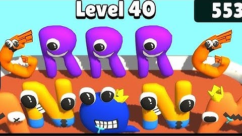 New Level in Merge Letter ABC run New Version 🔥🔥🔥🔥🔥 40 (A-Z) #mergealphabetlore