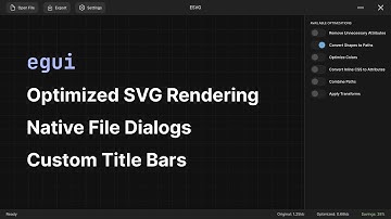 Continuing Egui App Development 🦀 Performant SVG Rendering, Pan/Zoom & Custom Title Bar in Rust