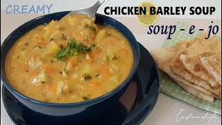 CHICKEN BARLEY SOUP- Soup-e-Jo