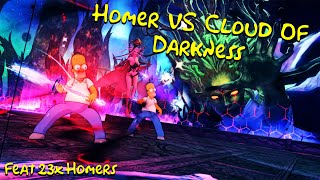 24 Homers VS Cloud Of Darkness (Choatic) | 1 Death = 1 DOH