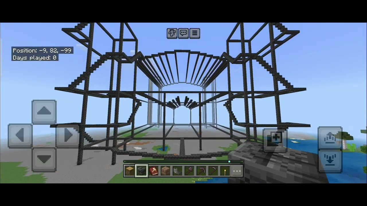 Day 2 or part 2 of building my castle. No voice over because of background noise, also no song