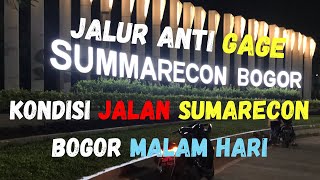 NIGHTRIDE KONDISI MALAM HARI JALUR SUMARECON BOGOR | NMAX | MOTOVLOG BOGOR