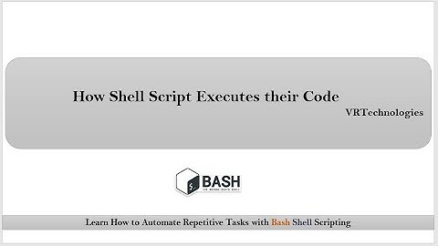 Section-3: Video-1: Basic Understanding about How Shell Script Executes their code? | VRTechnologies