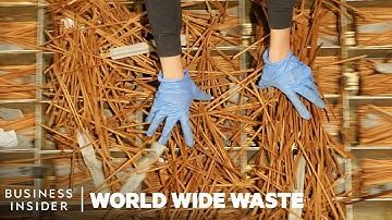 How Used Chopsticks Are Turned Into Tables, Tiles, And Other Furniture | World Wide Waste