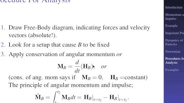 Undergraduate Engineering Advanced Dynamics Lecture 4 Part 2