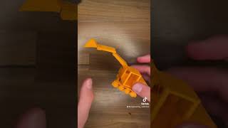 3D printed excavator toy