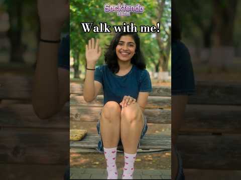 Walking with no shoes! #shorts #asmr #socks