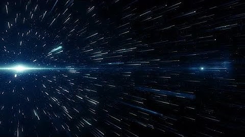 Blue Light And Particles Loop Stock Motion Graphics