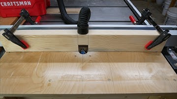 Upgrading basic router fence adding dust extraction | Part 2