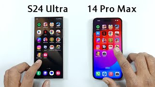 Samsung S24 Ultra vs iPhone 14 Pro Max | SPEED TEST