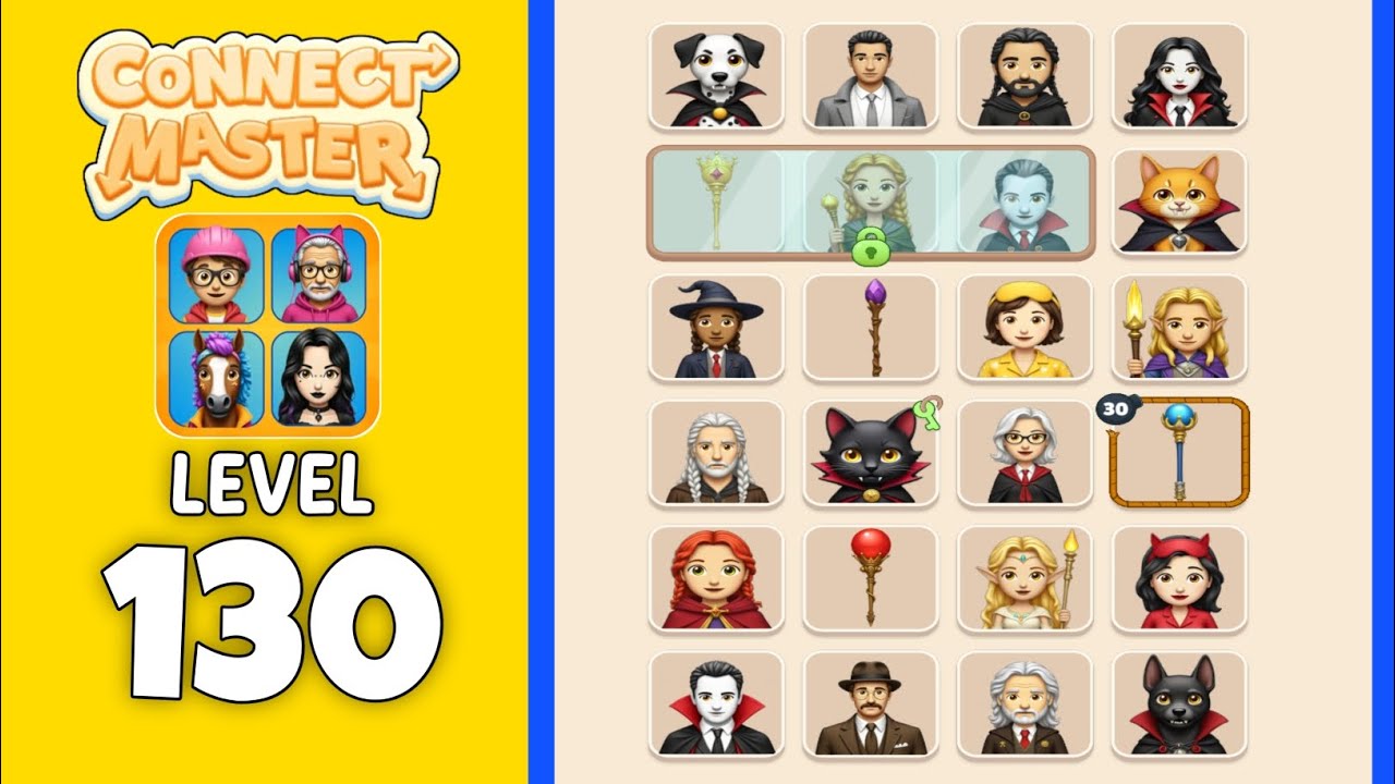 Connect Master level 130 solution - YouTube