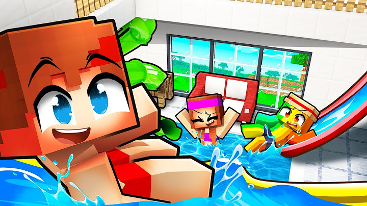 J'ai construit un Parc d'Aquatique dans ma maison sur Minecraft !
