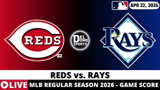 CINCINNATI REDS VS TAMPA BAY RAYS ⚾️ MLB Game Score Radio Play-by-Play