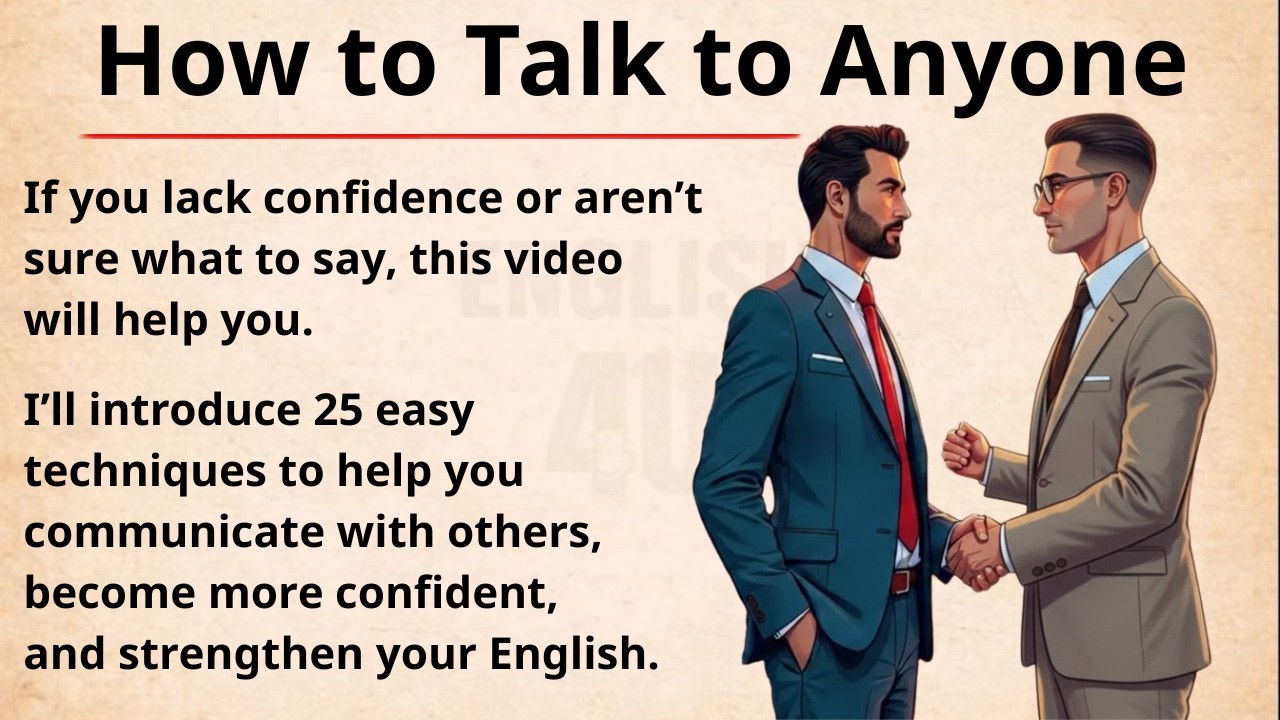 How to Talk to Anyone || Speak English Fluently || English Easy Practice