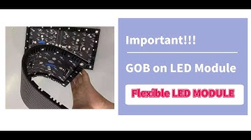 GOB Glue on board on flexible Led Module,  Newest technology!