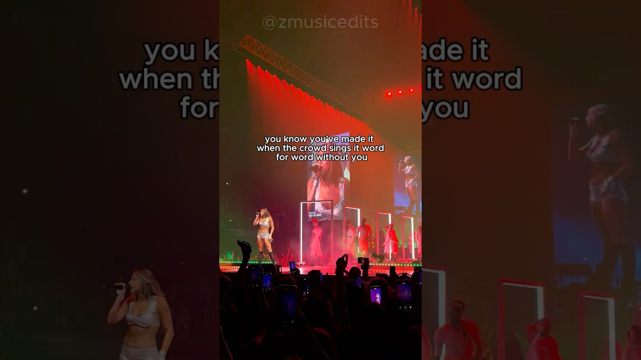 The Moment Tate McRae's Fans Sang "Revolving Door" Back to Her 