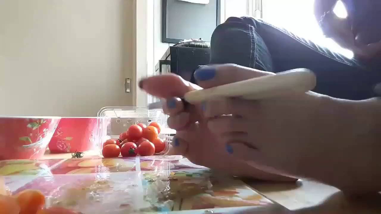 Slicing Tomatoes With My Feet YouTube