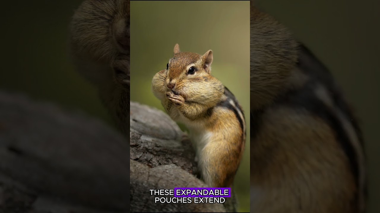 Chipmunk Cheek Pouches: Nature’s Tiny Food Storage Hack!
