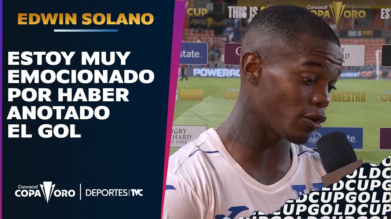 EDWIN SOLANO: Dedico el gol a mis hermanos, a mi madre, que siempre me  están apoyando