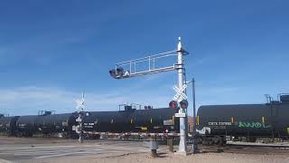 WB BNSF Loaded Ethanol Train Feat Duo Rear DPUs At Daggett CA! #bigbossrailfanner