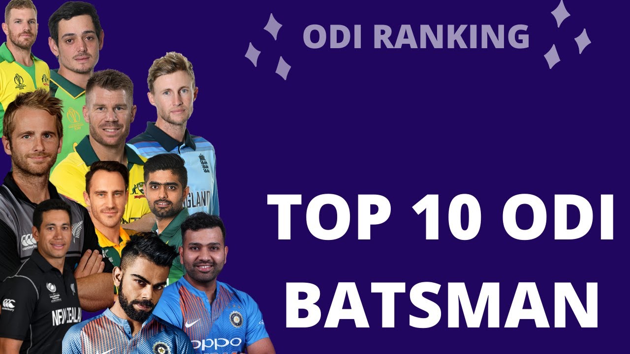top 10 odi batsman 2020 - YouTube