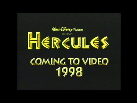 Hercules - 1998 VHS Trailer