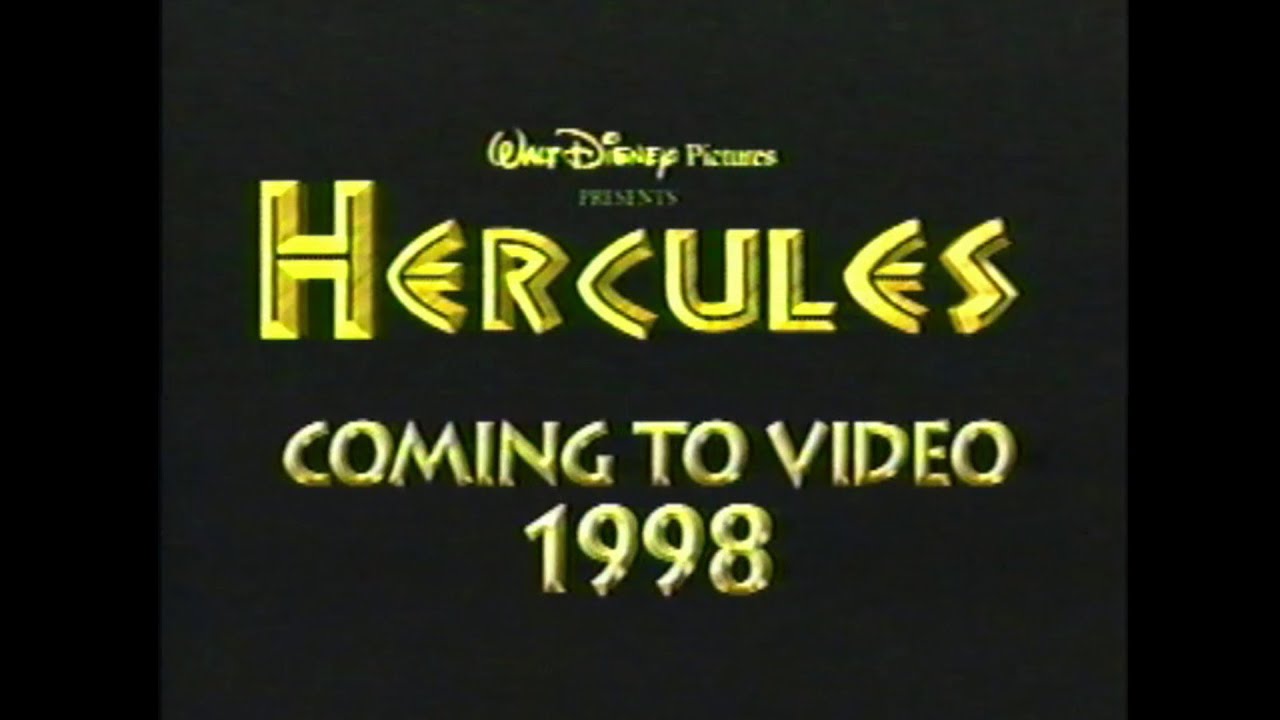 Hercules 1998 VHS Trailer YouTube