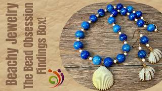 Beach Theme Necklace Earrings The Bead Obsession Findings Box May 2026 1