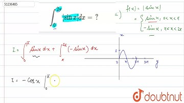 `int_(0)^(2pi)|sinx|dx=?`