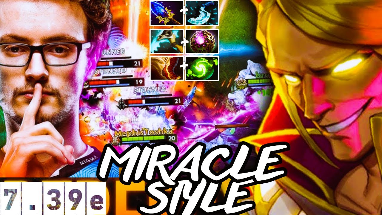 Miracle Style Invoker Gameplay 7.39e (NEW PATCH)