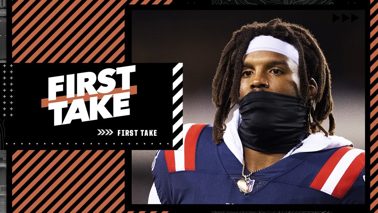 Cam Newton posted a reaction to getting cut on his Instagram account | First Take