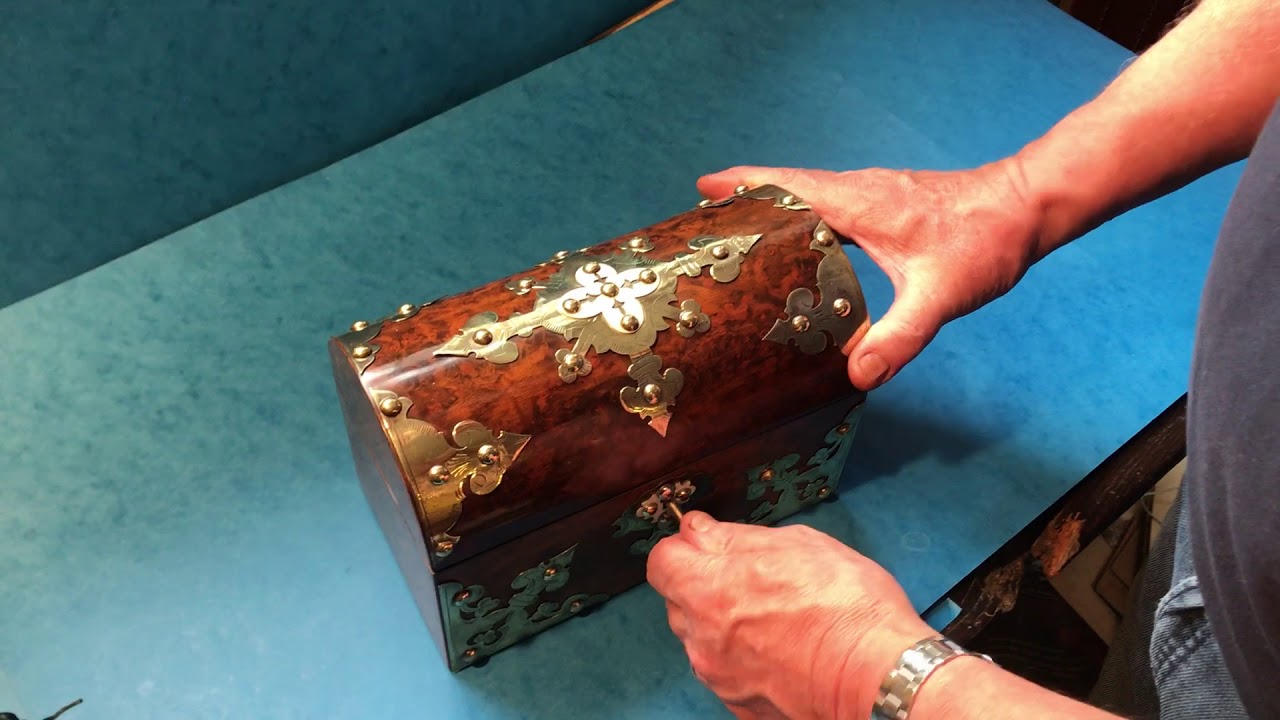 Antique Victorian Stationery Box