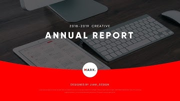 Mark Multipurpose PowerPoint Template Light Animated