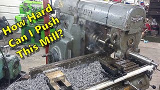 Milling a Deep Groove With The Horizontal Mill - Manual Machine Shop