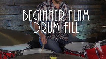 Beginner Flam Drum Fill - Drum Lesson (Stephen Taylor)