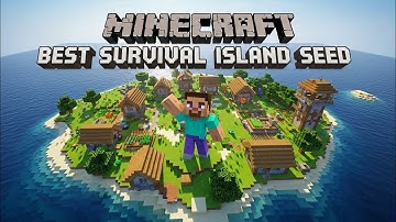PERFECT Minecraft Survival Island Seed 1.21 Spawn with Double Village