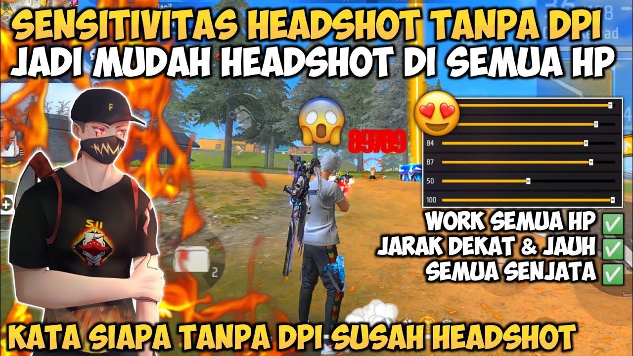 100% WORK SEMUA HP SENSITIVITAS AUTO HEADSHOT TANPA DPI TERBARU 2022