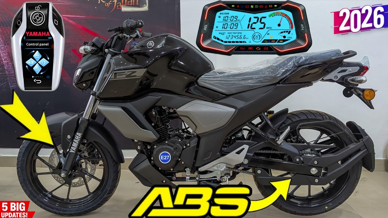 2026 Yamaha FZ-S Hybrid New Colour | ABS | BS7 Engine Launched 😱 ...