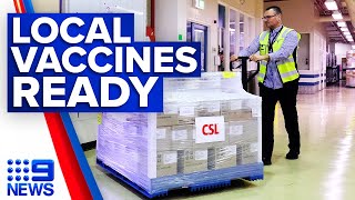 Coronavirus Australian made vaccines hit the road 9 News Australia
