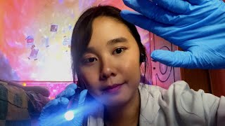 ASMR There's Something in your Eye - Eye Operation 👁👁👩‍⚕ Spiderweb on your Eye and Eye Check 👀