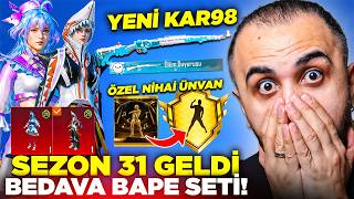 YENİ RP'YE ÖZEL BAPE SETİ GELDİ 😱 KİMSEDE OLMAYAN NİHAİ ÜNVAN! YENİ SEZON EFSANE! - PUBG Mobile