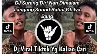 DJ SURANG DIRI NAN DI MALAM ANGAN || DJ TEBUSAN RINDU - SOUND RAHUL NYANYI VIRAL TIKTOK 2026 !!