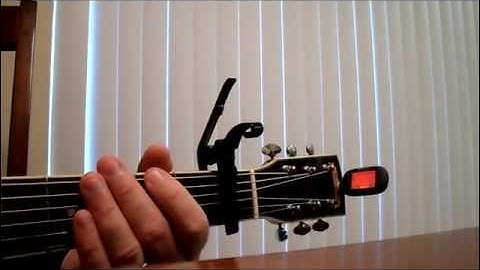 How to tune half-step down to E-Flat / E Flat (Eb) using a Digital Chromatic Tuner