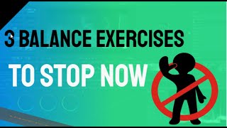 3 senior balance exercises you should not do for fall prevention.